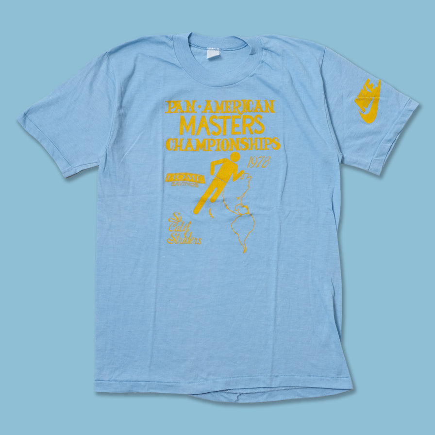 Vintage 1987 Pan American Masters Nike T-Shirt Small / Medium
