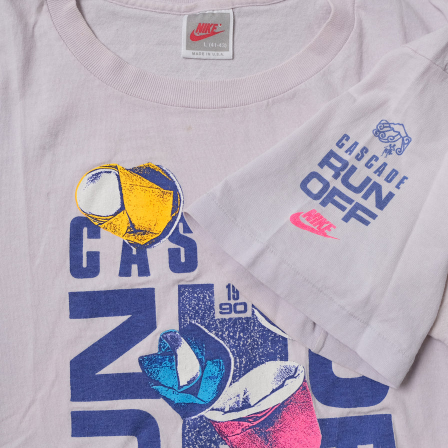Vintage 1990 Cascade Run T-Shirt Large