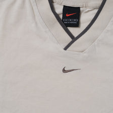 Vintage Nike Mini Swoosh V-Neck T-Shirt Large