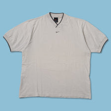 Vintage Nike Mini Swoosh V-Neck T-Shirt Large