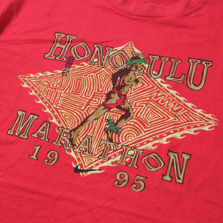 Vintage 1995 Nike Honululu Marathon T-Shirt XLarge