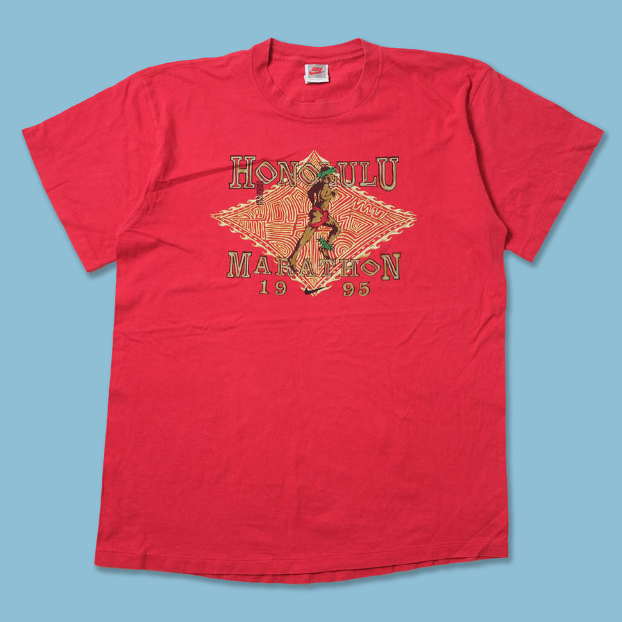 Vintage 1995 Nike Honululu Marathon T-Shirt XLarge