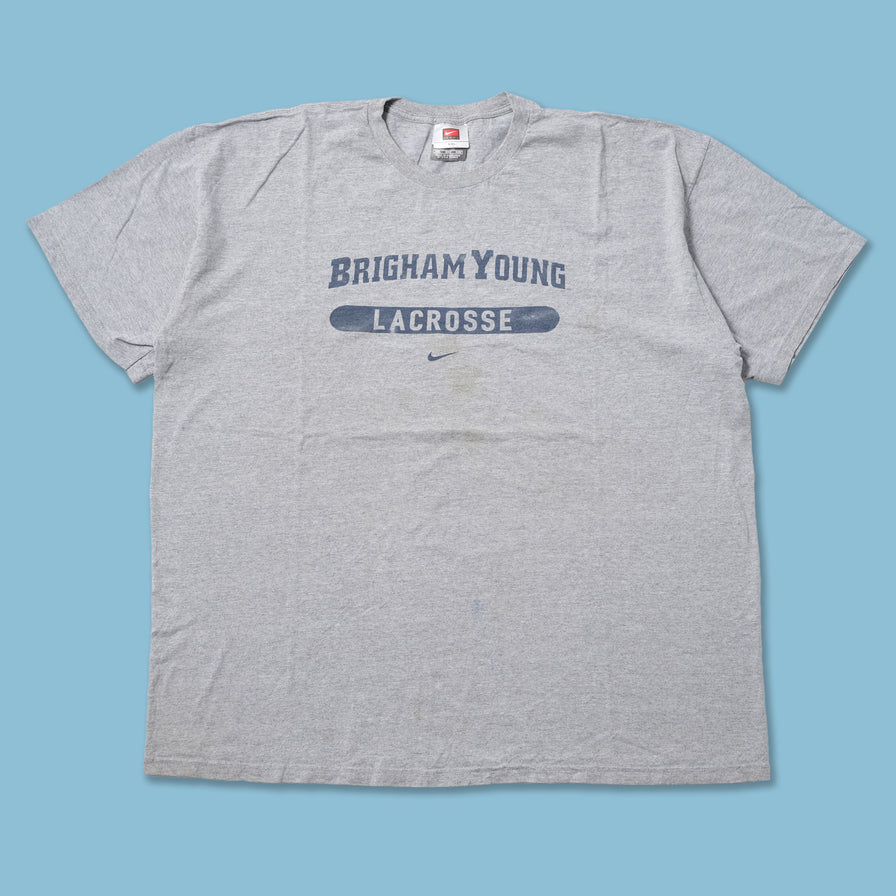 Vintage Nike Brigham Young Lacrosse T-Shirt XXL