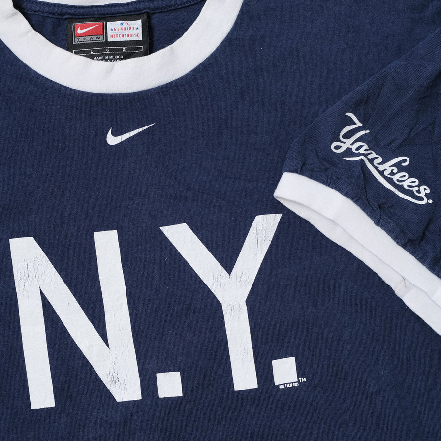 Vintage Nike New York Yankees T-Shirt XLarge Double Double Vintage