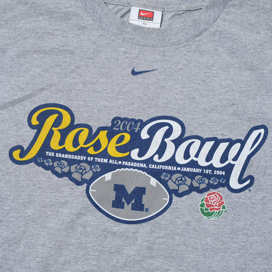 Vintage 2004 Nike Michigan Rosebowl T-Shirt XLarge