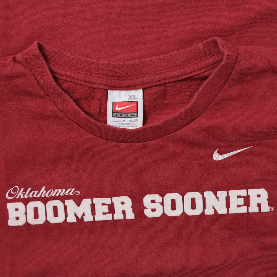 Vintage Nike Oklahoma Sooners Women's T-Shirt XLarge