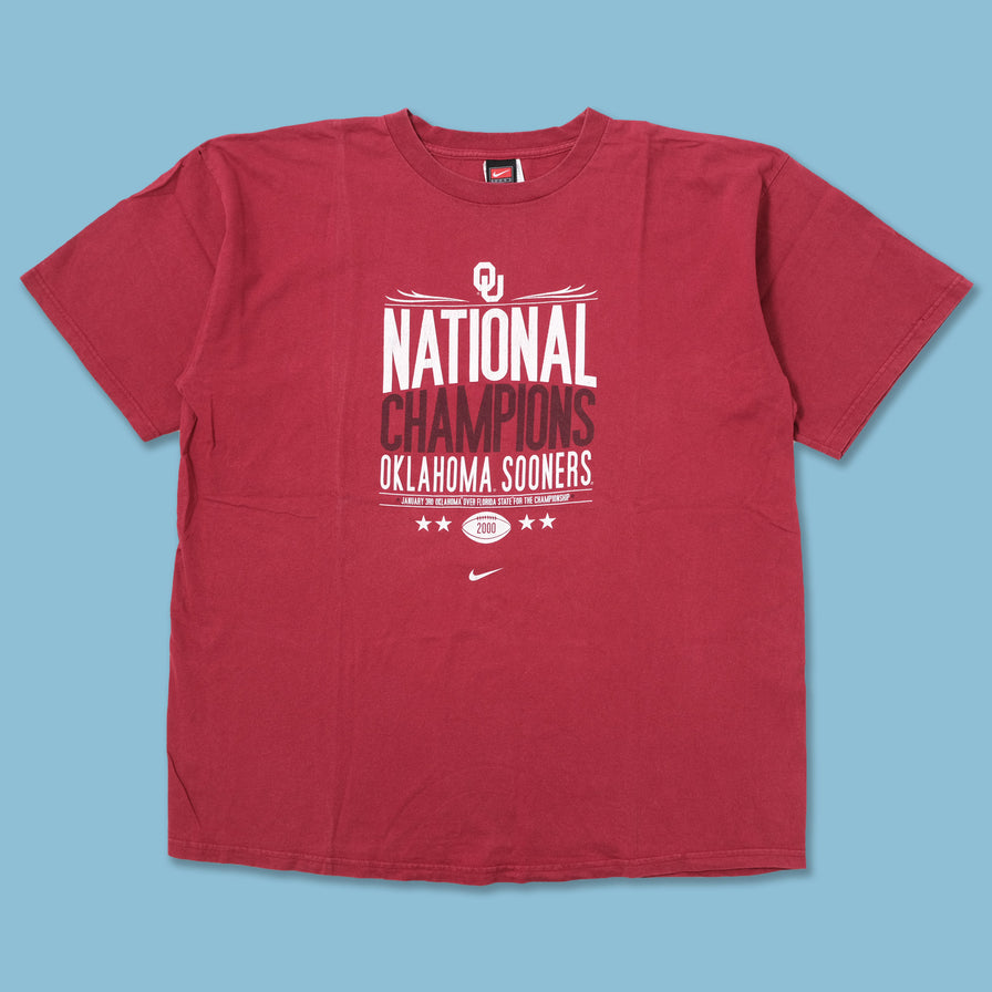 Vintage 2000 Nike Oklahoma Sooners T-Shirt XLarge