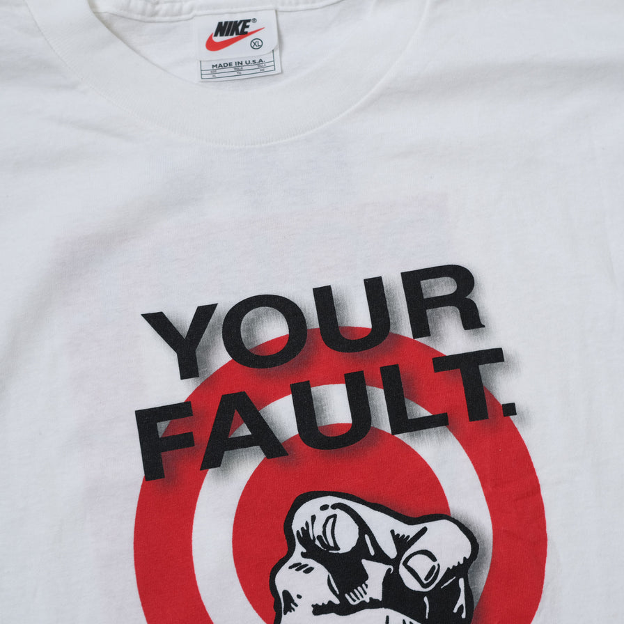 Vintage Nike Your Fault T-Shirt XLarge / XXL
