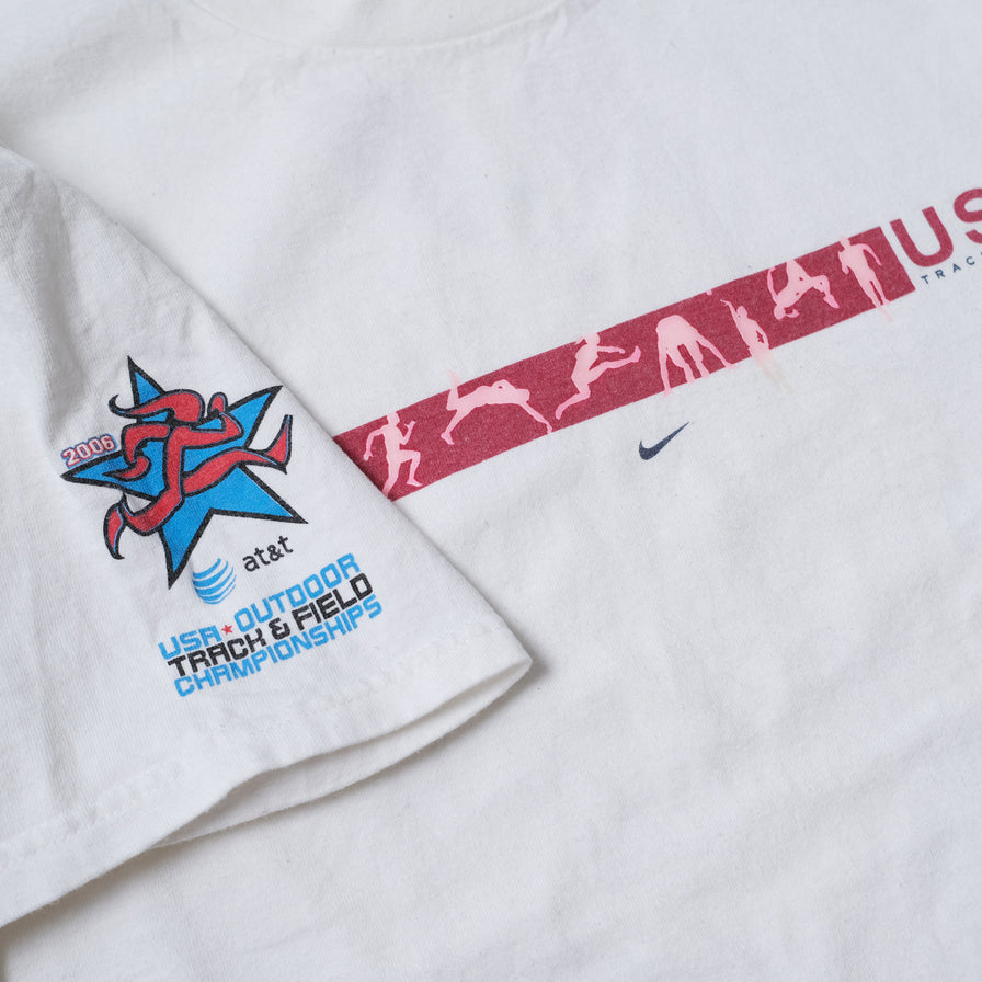 Vintage Nike USA Track & Field T-Shirt Medium