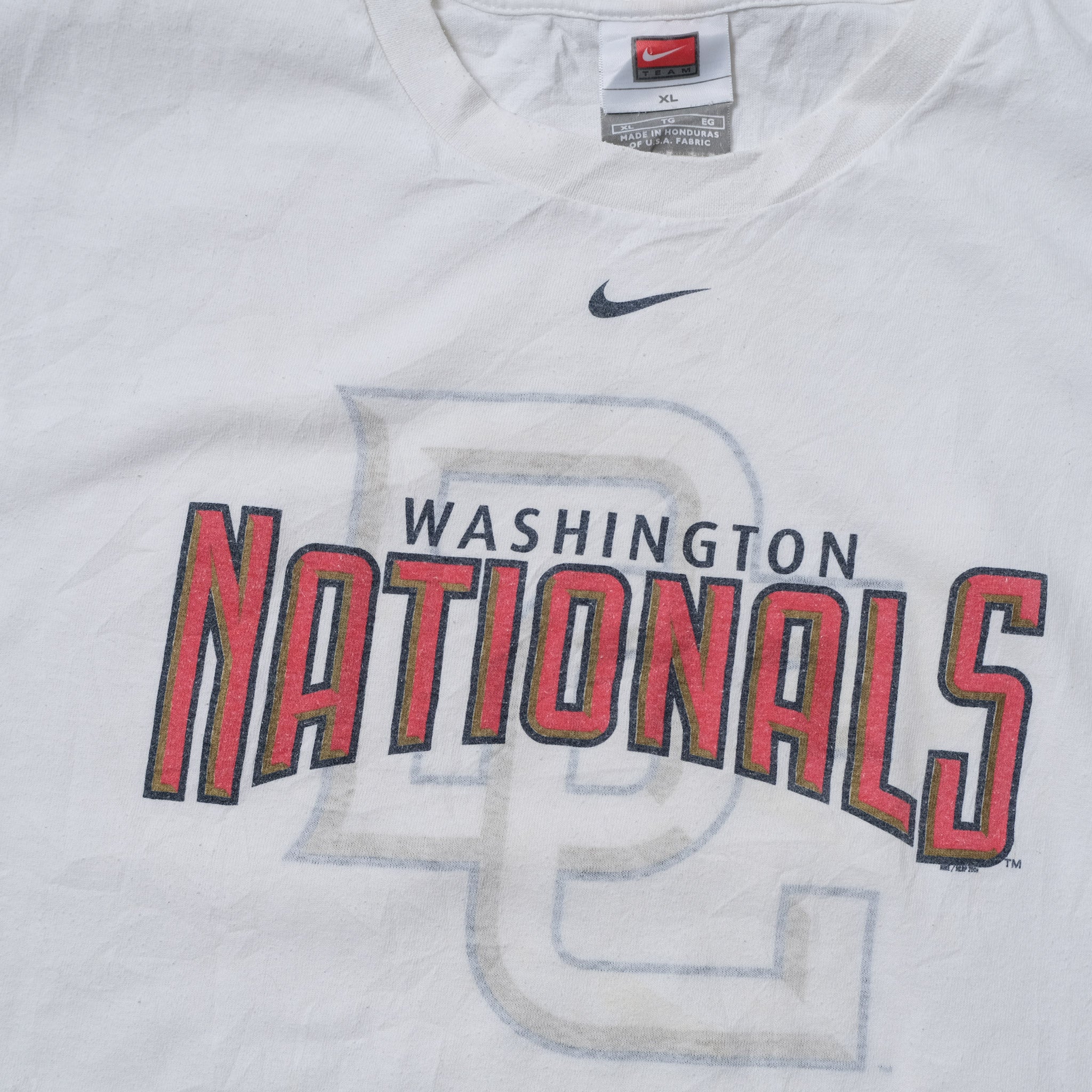 Vintage Nike Washington Nationals T-Shirt XLarge Double Double