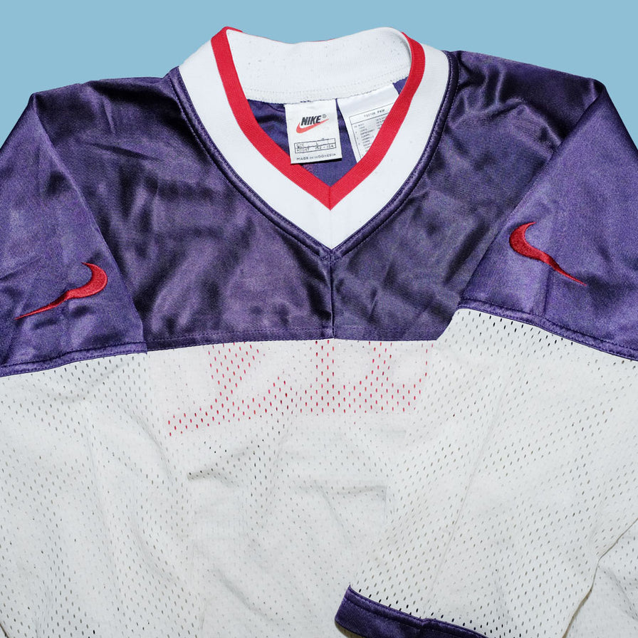 Vintage Nike V-Neck Jersey Medium / Large - Double Double Vintage