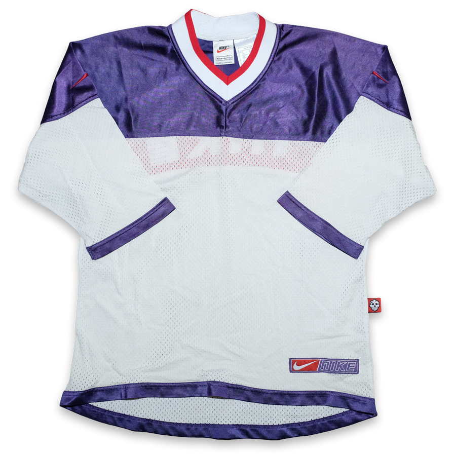 Vintage Nike V-Neck Jersey Medium / Large - Double Double Vintage