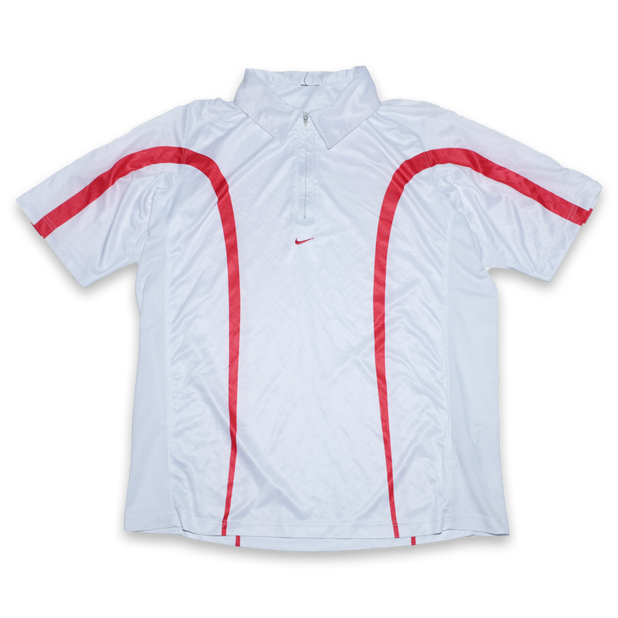 Vintage Nike Tennis Zip Top Large / XLarge - Double Double Vintage