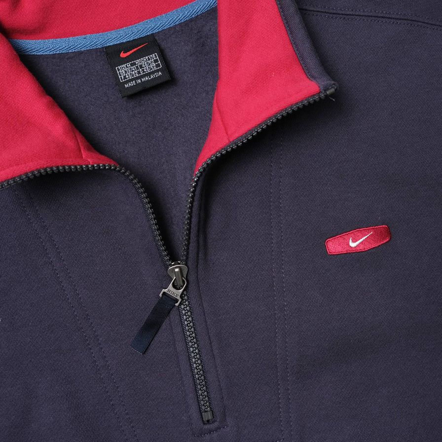 Vintage Nike Q-Zip Sweater Medium / Large