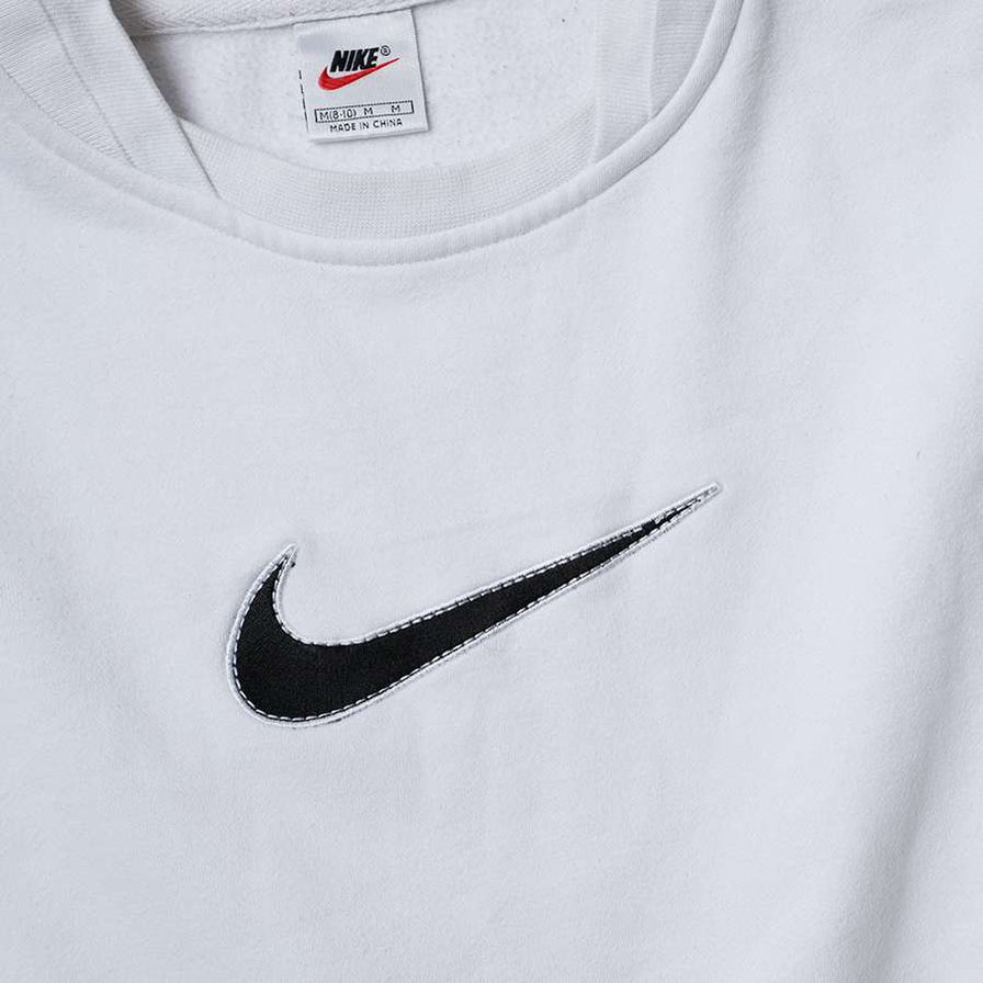 Vintage Nike Swoosh Sweater Kids Medium