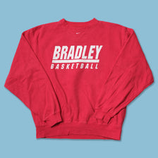 Vintage Nike Bradley Basketball Sweater Medium / Large