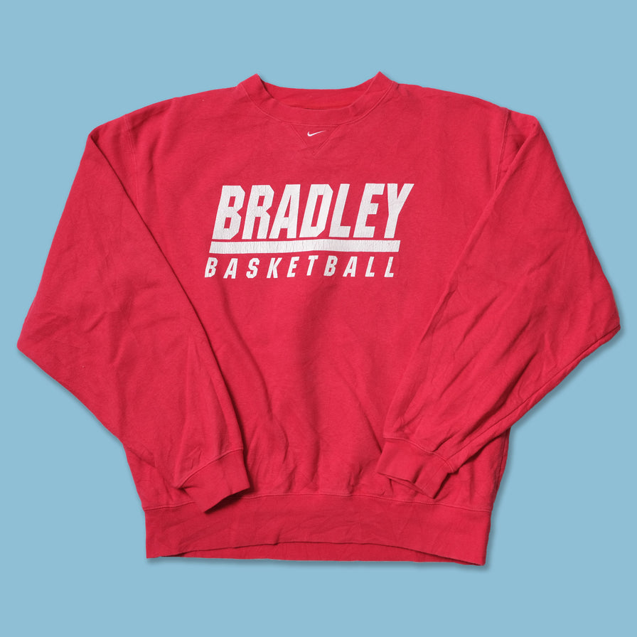 Vintage Nike Bradley Basketball Sweater Medium / Large
