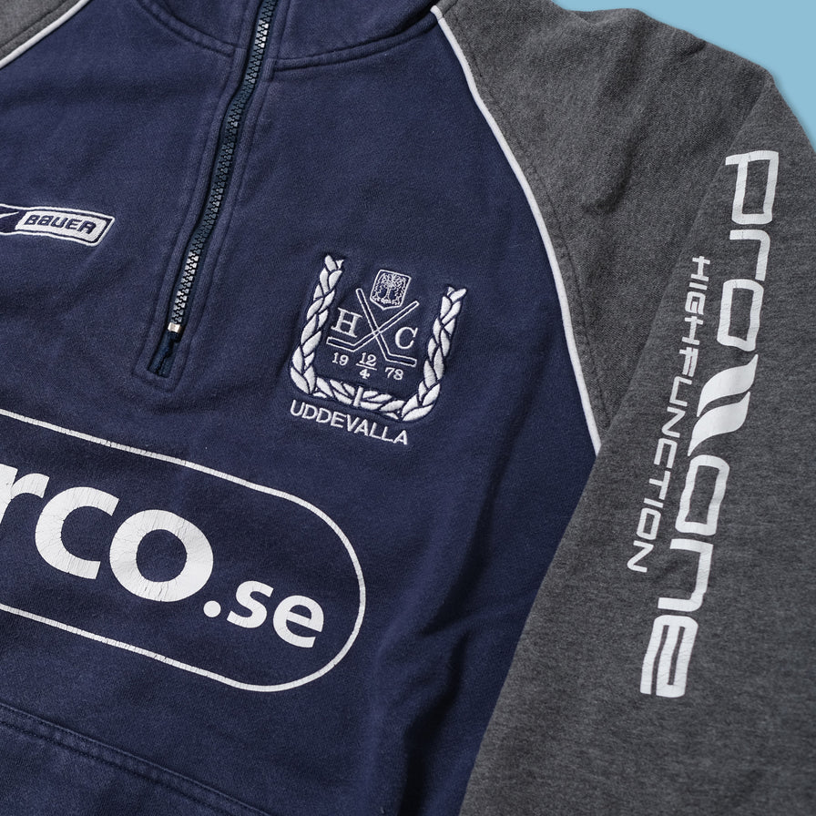 Vintage Nike Bauer Q-Zip Sweater Medium / Large