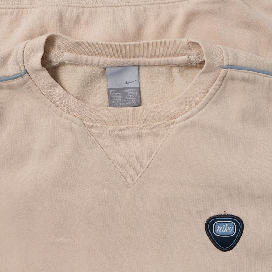 Vintage nike trui best sale beige