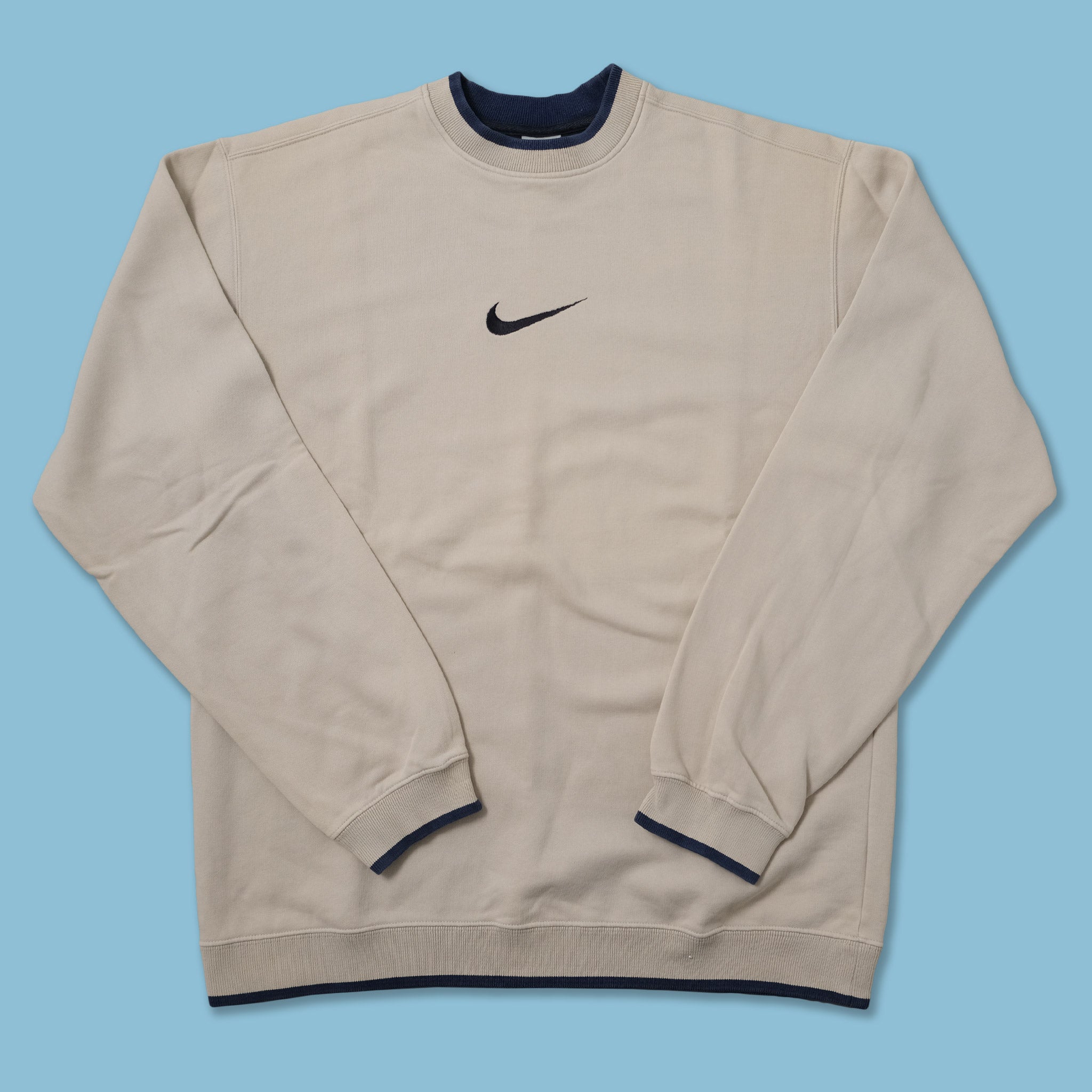 leg uit Detecteren papier Vintage Nike Center Swoosh Sweater Large | Double Double Vintage