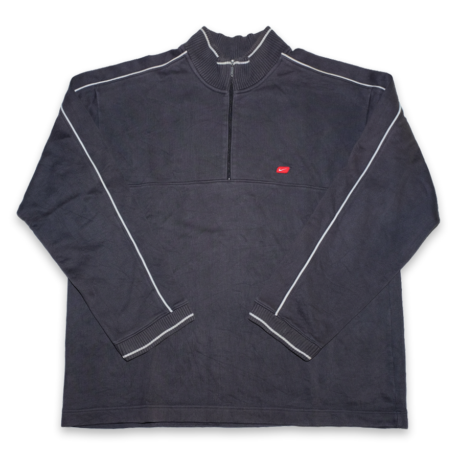 Vintage Nike Q-Zip Sweater XLarge - Double Double Vintage