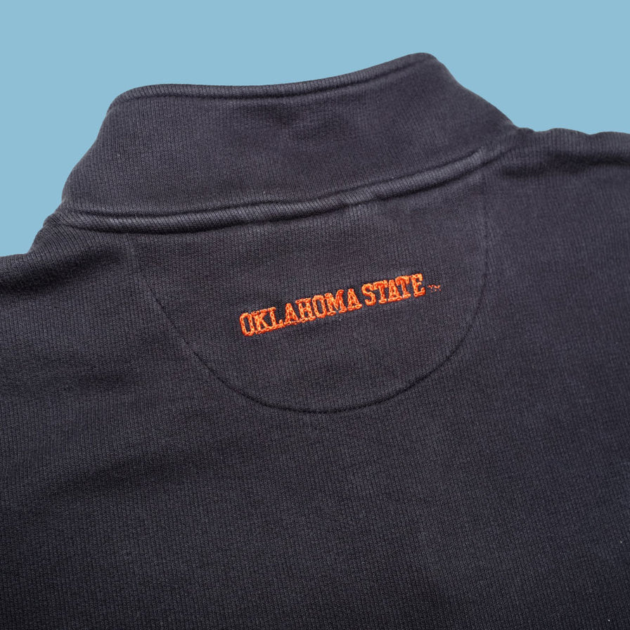 Vintage Nike Oklahoma State Q-Zip Sweater XLarge - Double Double Vintage