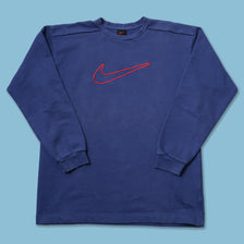 Vintage Nike Swoosh Sweater Medium / Large