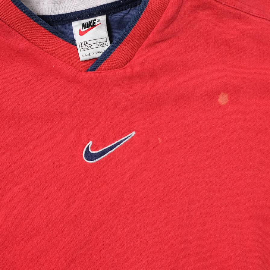 Vintage Nike V-Neck Sweater Small