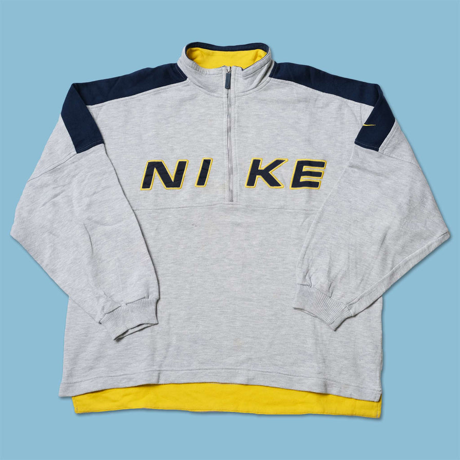 Vintage Nike Q-Zip Sweater Medium / Large