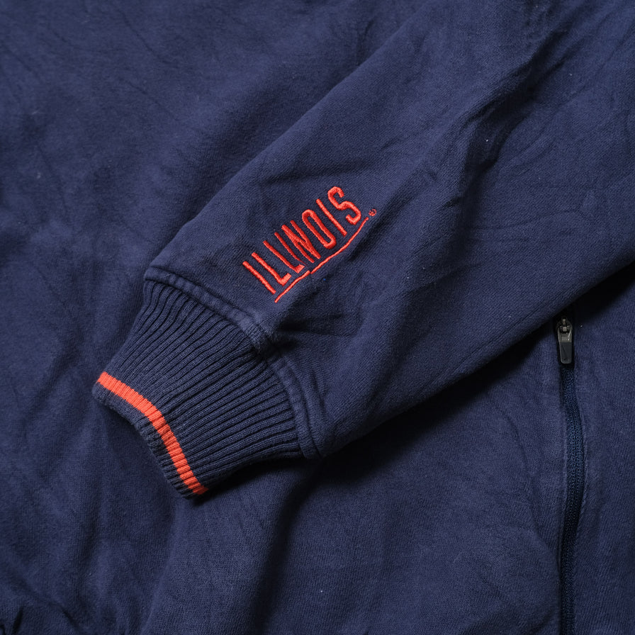Nike Illinois Q-Zip Sweater Small