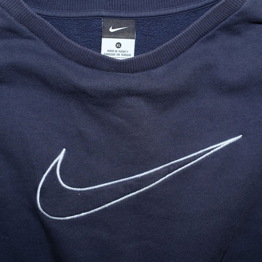 Vintage Nike Big Swoosh Sweater XLarge - Double Double Vintage