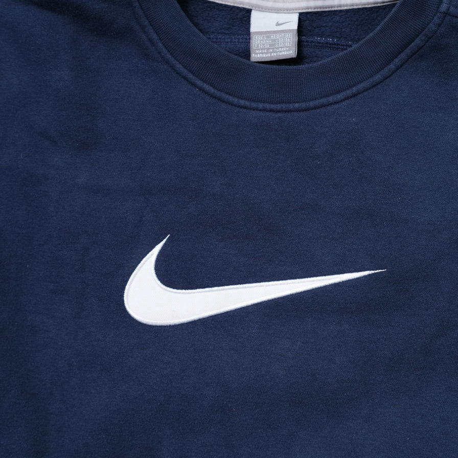 Vintage Nike Big Swoosh Sweater Large / XLarge