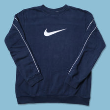 Vintage Nike Big Swoosh Sweater Large / XLarge