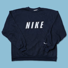 Vintage Nike Script Logo Sweater Large / XLarge