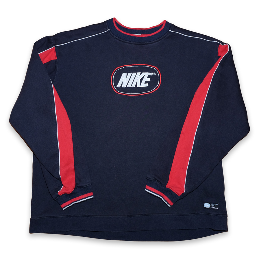 Vintage Nike Logo Sweater Large - Double Double Vintage