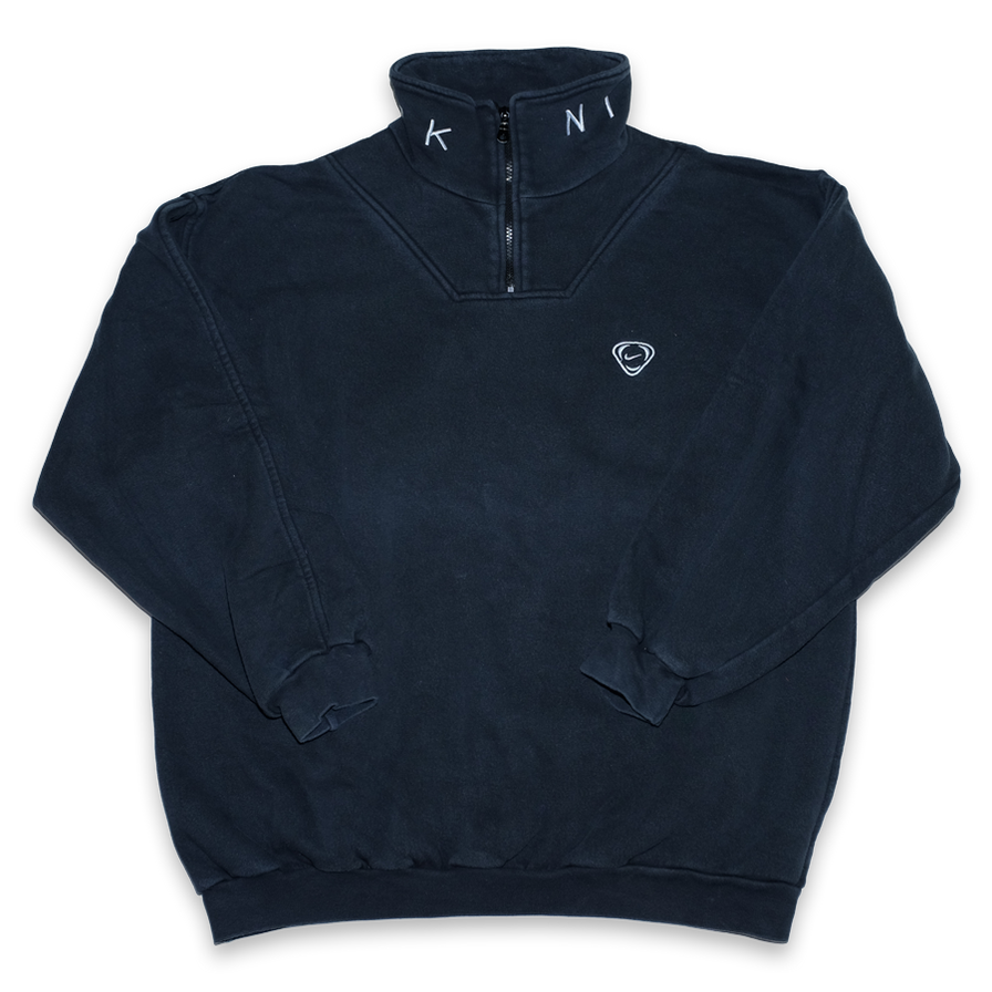 Vintage Nike Half Zip Sweater Large / XLarge - Double Double Vintage