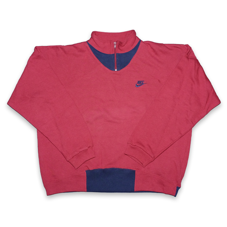 Vintage Nike Q-Zip Sweater Medium - Double Double Vintage