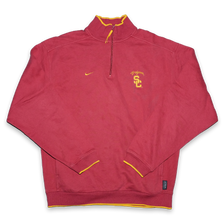 Vintage Nike USC Trojans Q-Zip Sweater Large - Double Double Vintage