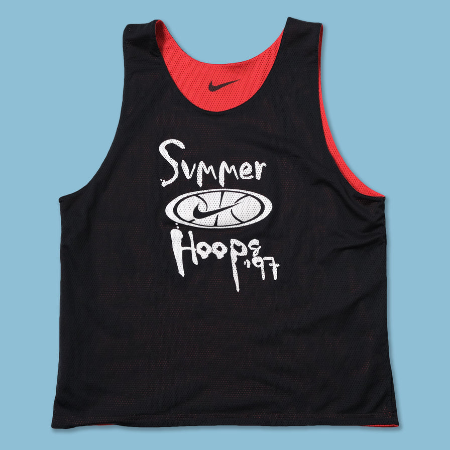 Vintage 1997 Nike Summer Hoops Jersey Large XLarge Double Double Vintage