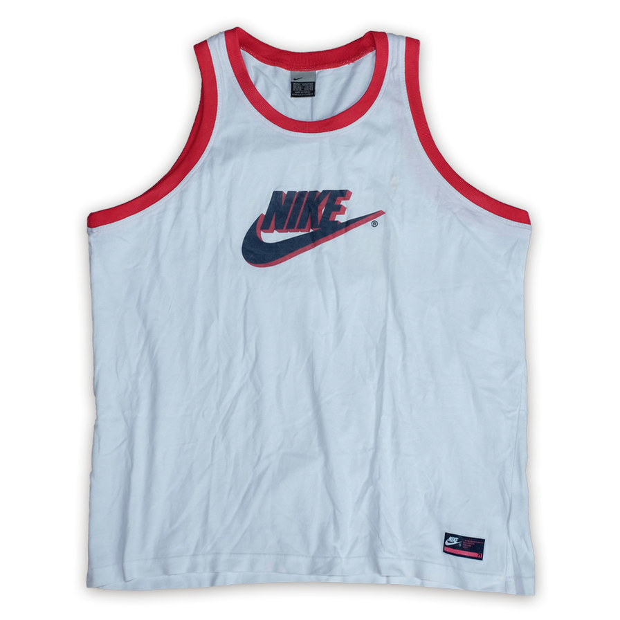 Nike Logo Tank Top XLarge - Double Double Vintage