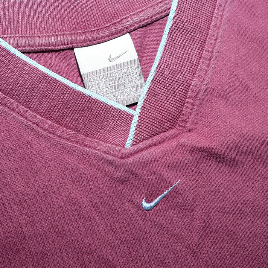 Vintage Nike V-Neck T-Shirt Large - Double Double Vintage