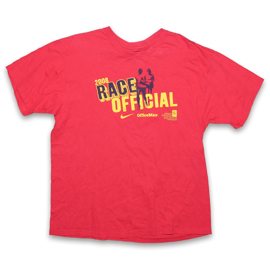 Vintage Nike Marathon T-Shirt Medium - Double Double Vintage