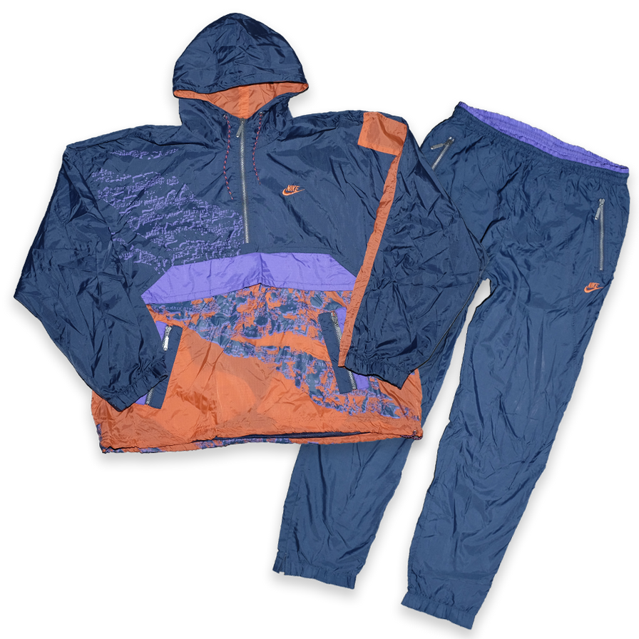Vintage Nike Hooded Tracksuit XLarge - Double Double Vintage