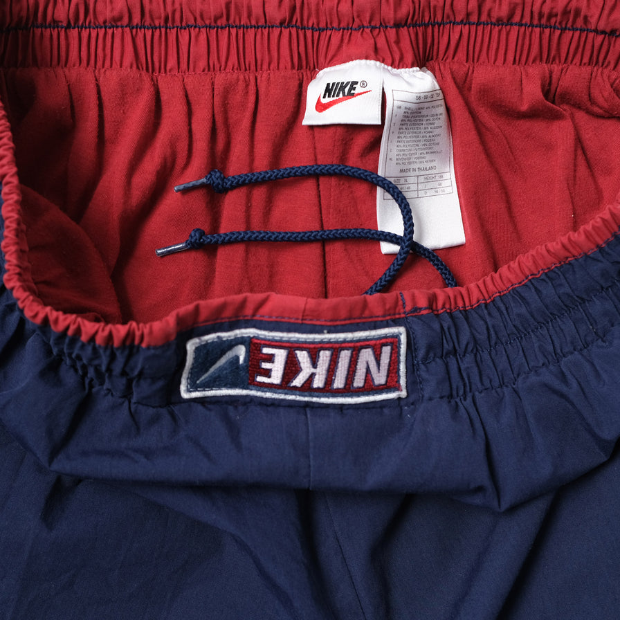 Navy and red nike tracksuit store