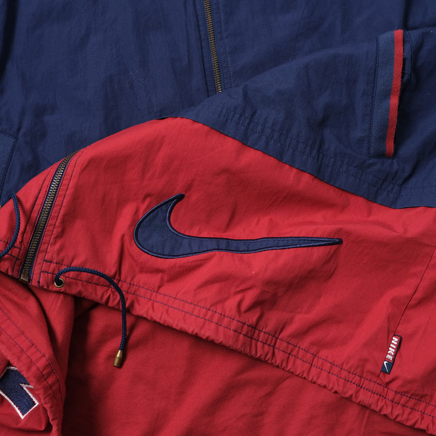 Navy and deals red nike tracksuit