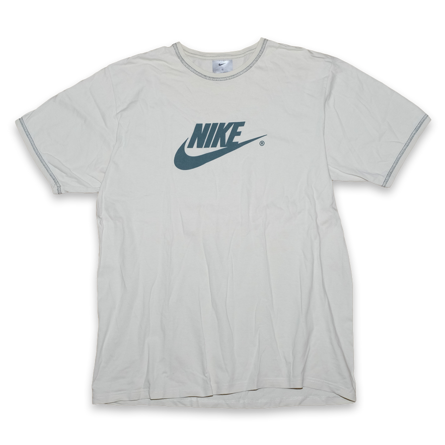 Vintage Nike Logo T-Shirt Large - Double Double Vintage