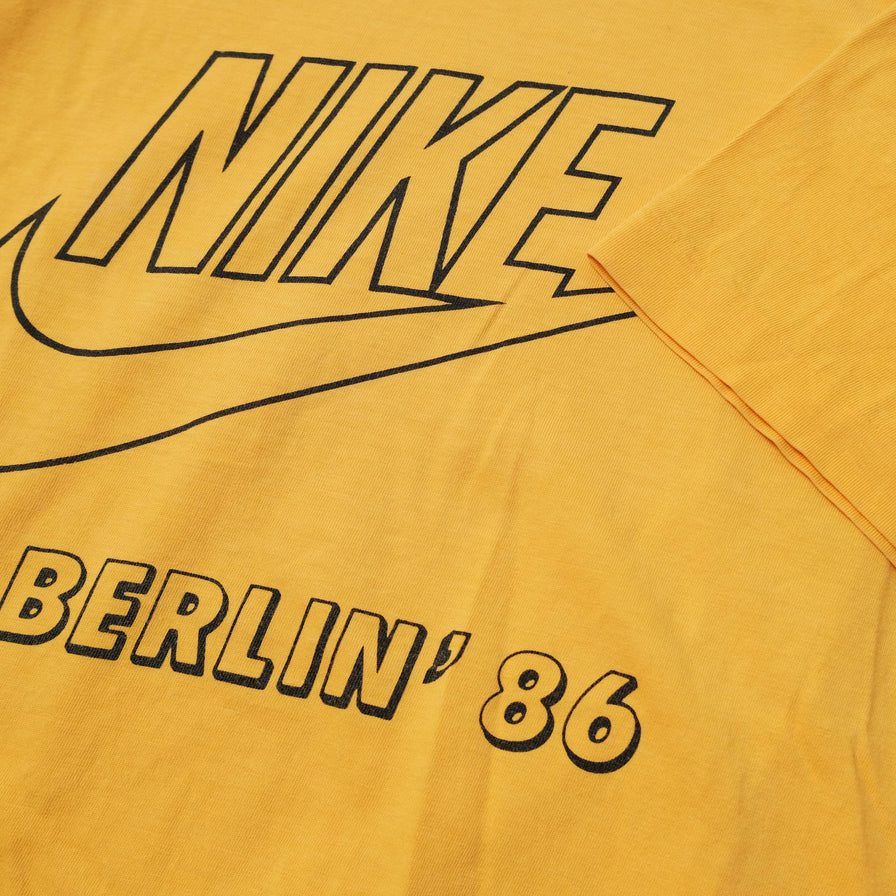 Vintage 1986 Nike Track and Field Berlin T-Shirt Medium / Large