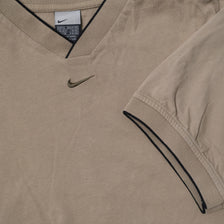 Vintage Nike Mini Swoosh V-Neck T-Shirt XLarge