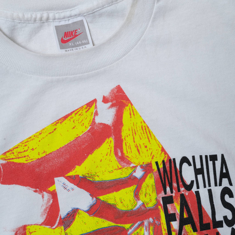 Vintage 80s Nike Wichita Falls Cycling Shirt XLarge