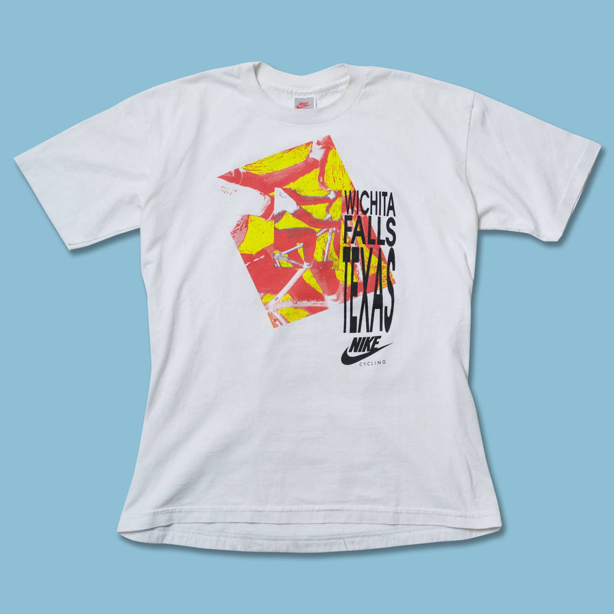 Vintage 80s Nike Wichita Falls Cycling Shirt XLarge